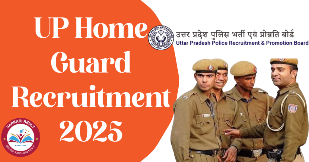 UP Home Guard Recruitment 2025 Online Application Details